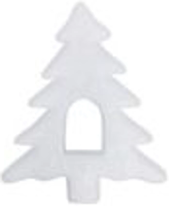 Accesorii creatie - polistiren - bradut, alb, 16x13cm, set 4 buc, Colorarte