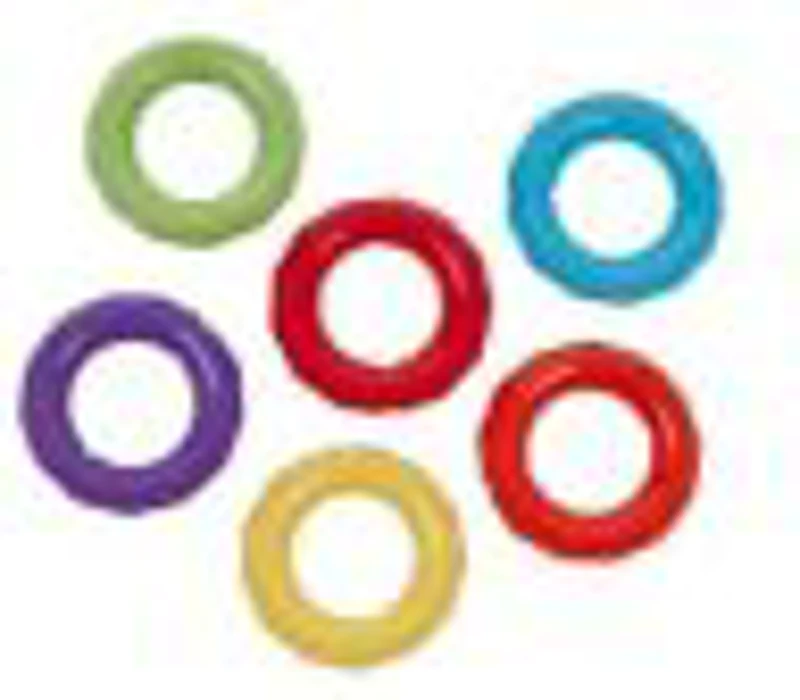 Accesorii creatie - inele plastic, diverse culori, 30mm, set 10 buc, Colorarte