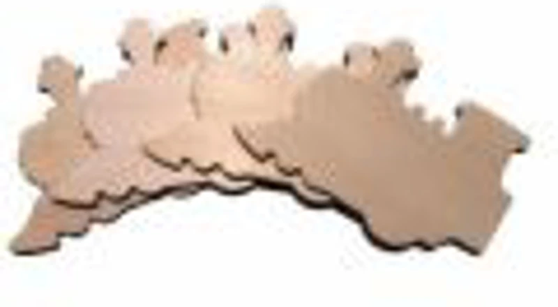 Accesorii creatie - lemn - locomotive, set 4 buc, Colorarte