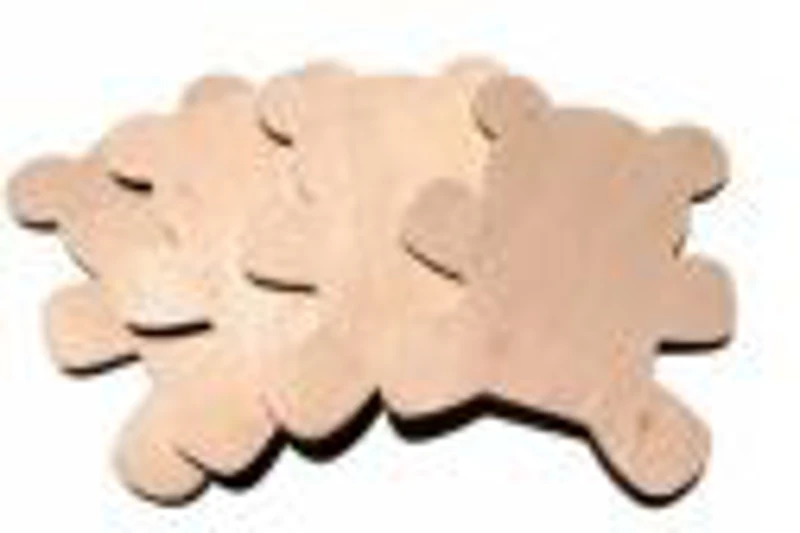 Accesorii creatie - lemn - ursuleti, set 4 buc, Colorarte