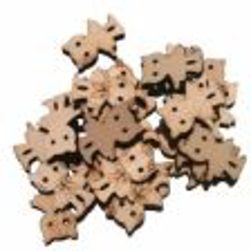 Accesorii creatie - lemn - pisica, set 20-22g, Colorarte