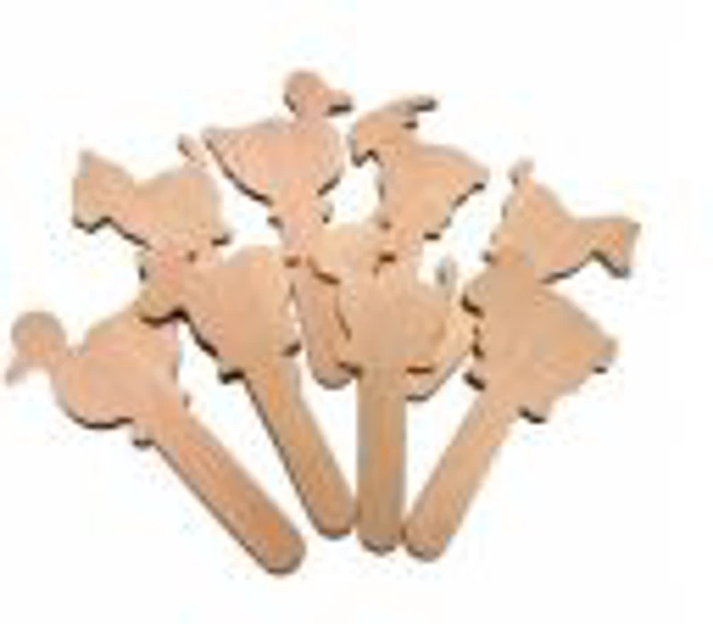 Accesorii creatie - lemn - mixt animal domestic, set 6 buc, Colorarte