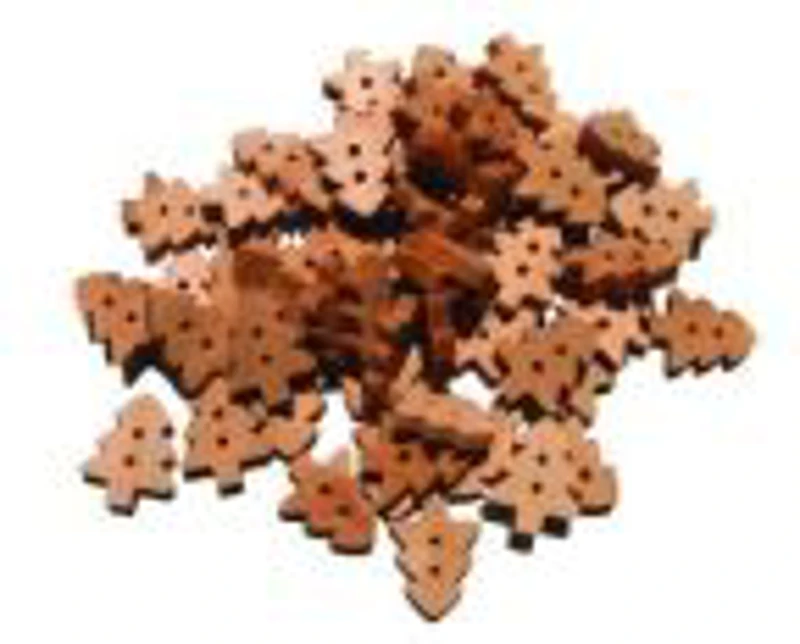 Accesorii creatie - lemn - brazi, set 20-22g, Colorarte