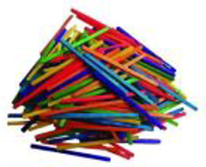 Accesorii creatie - lemn - betisoare mici chibrit, diverse culori, set 150 buc, Colorarte