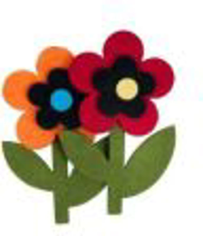 Accesorii creatie - floare fetru, set 2 buc, Colorarte