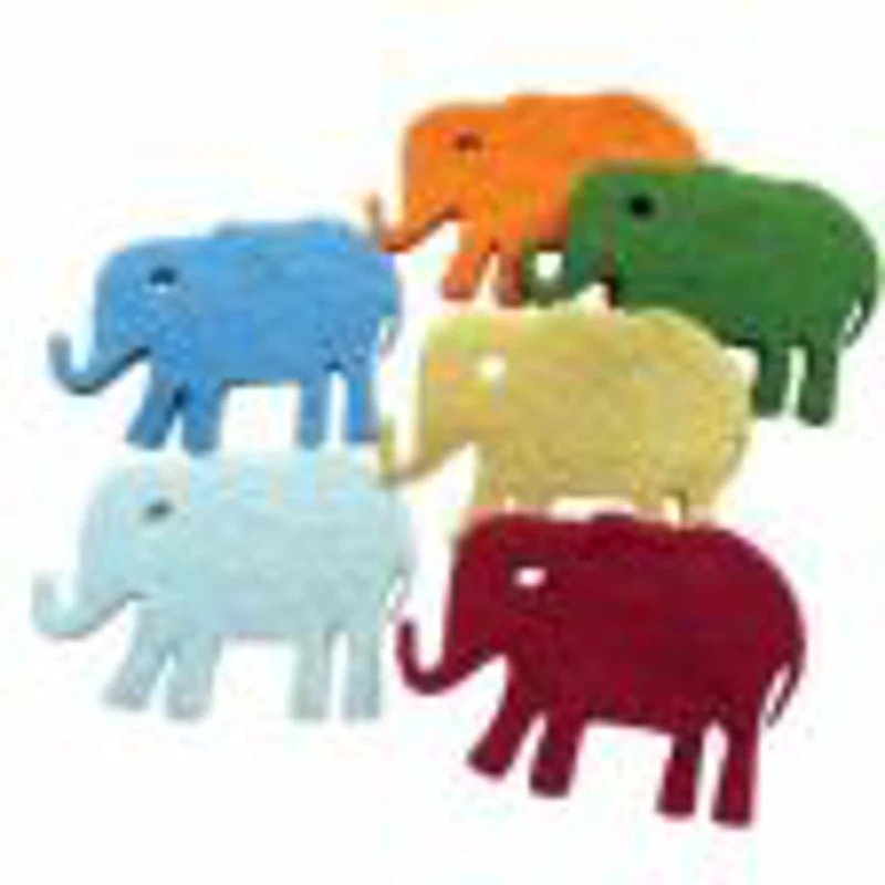 Accesorii creatie - elefant fetru, set 5 buc, Colorarte