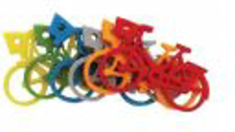 Accesorii creatie - bicicleta fetru, set 5 buc, Colorarte