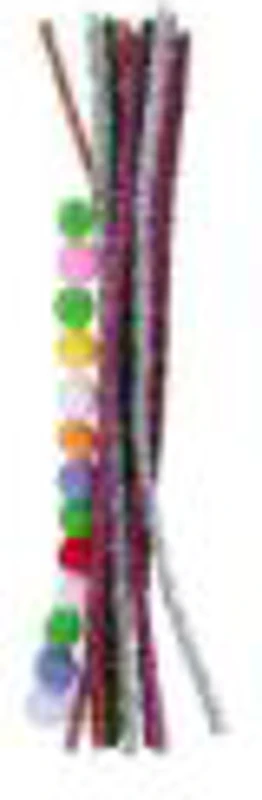 Accesorii creatie - sarma plusata, 18mm, cu Pom Pom, set 25 buc, Colorarte