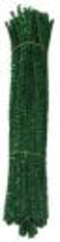 Accesorii creatie - sarma plusata, verde, cu sclipici, set 25 buc, Colorarte