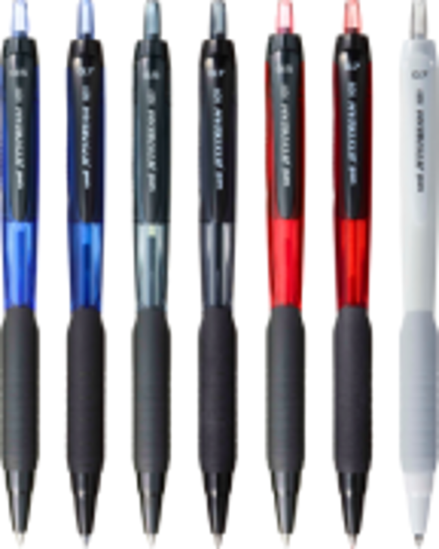 Pix Jetstream Uni-ball SXN-101, 0.5mm / 0.7mm, cu mecanism, corp in culoarea scrisului, grip cauciucat