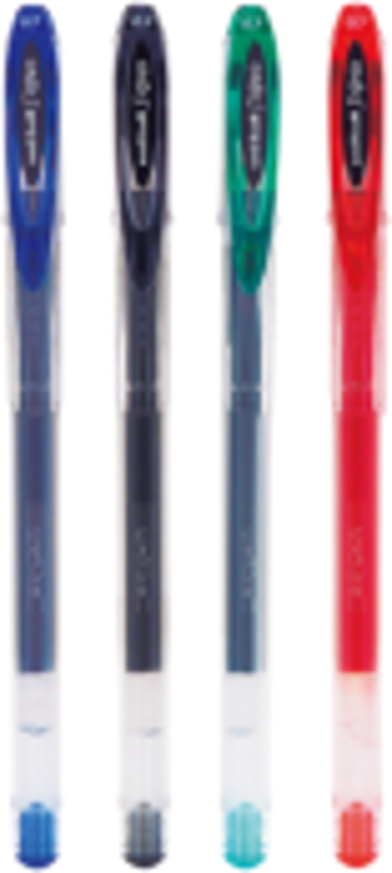 Pix cu gel Uni-ball Signo Pastel UM-120, 0.7mm, cu capac, corp transparent