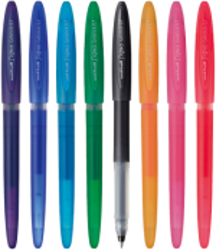 Pix cu gel Uni-ball Signo GelStick UM-170, 0.7mm, cu capac, corp in culoarea scrisului