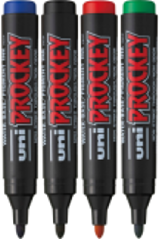 Marker permanent UNI Prokey PM-122, varf rotund, 1.8-2.2mm