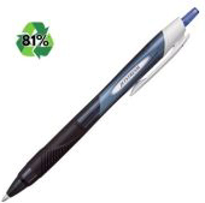 Pix Jetstream Uni-ball SXN-150E, 1. 0mm, cu mecanism, grip cauciucat, 81% din materiale reciclate, albastru