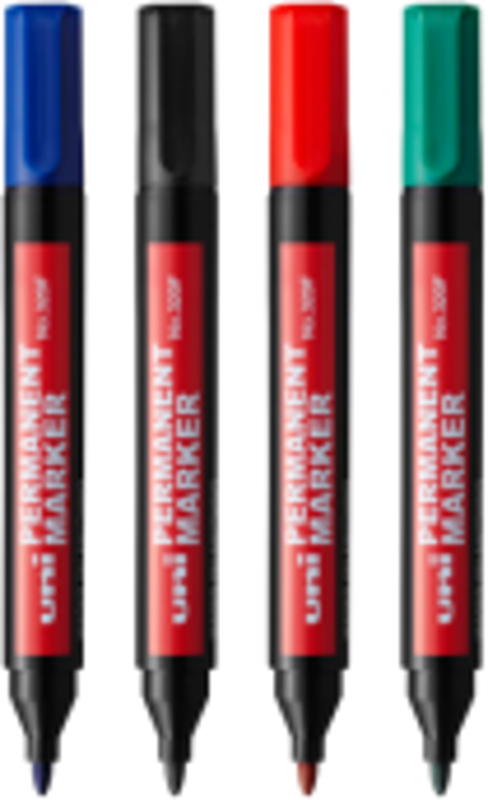 Marker permanent UNI 320F, varf rotund, 1.0mm