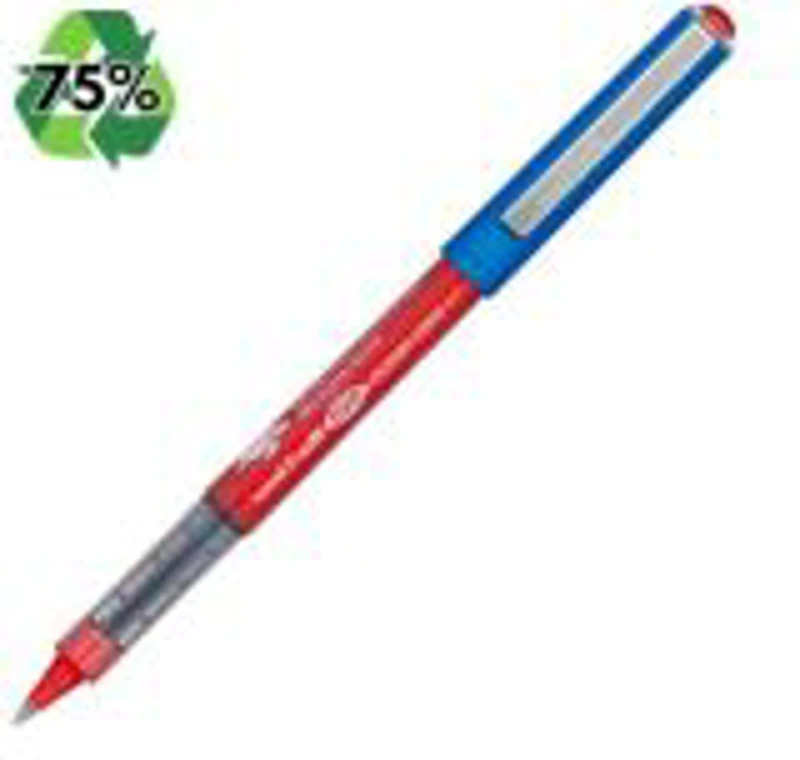 Roller Uni-ball Eye Ocean Care UB-157, 0. 7mm, cu capac, 75% din materiale reciclate din care 10% deseuri din oceane, rosu
