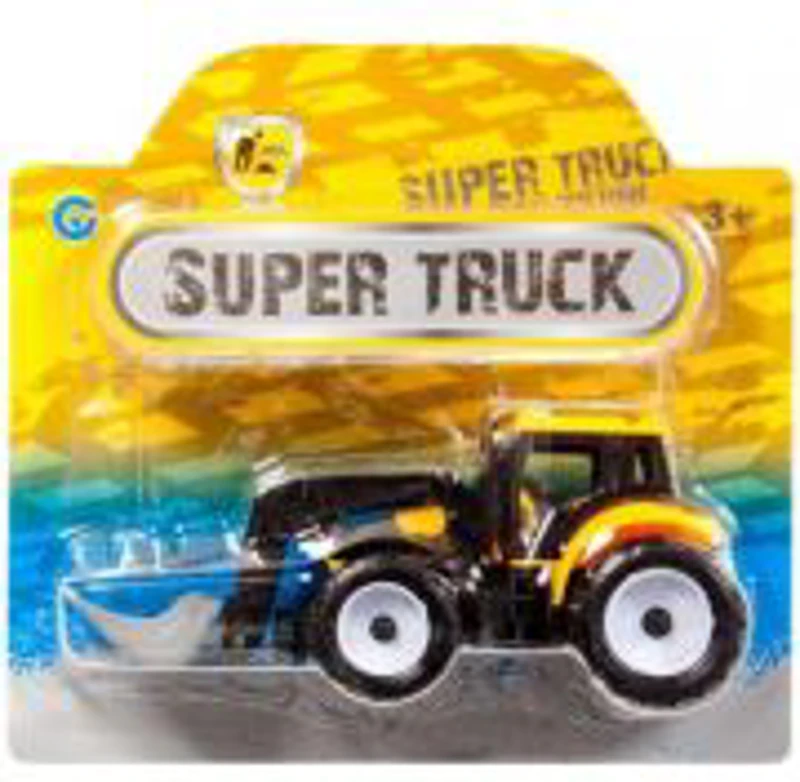 Tractor de constructii cu echipament MegaCreative 382263, 15cm, plastic, 3+ ani