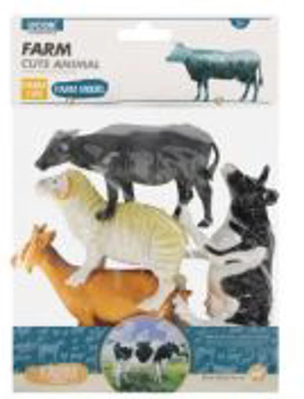 Jucarie figurine animale domestice MegaCreative 454709, set 4 bucati