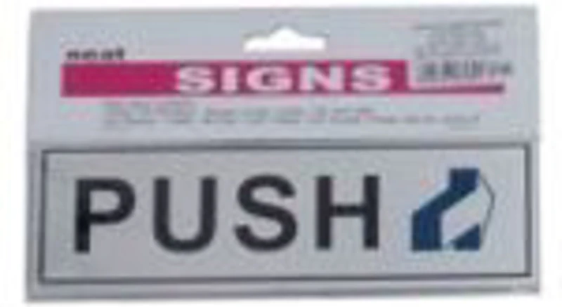 Semn indicator CNX PUSH, carton plastifiat