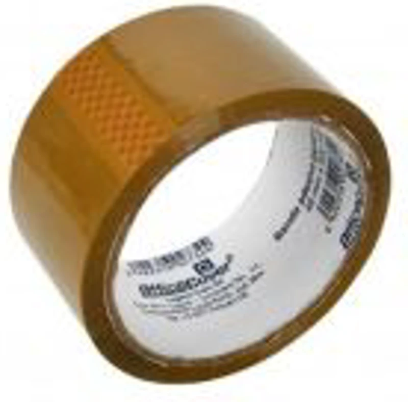 Banda adeziva Office-Cover, pentru ambalare, 48mm x 50yard, maro, acrilic