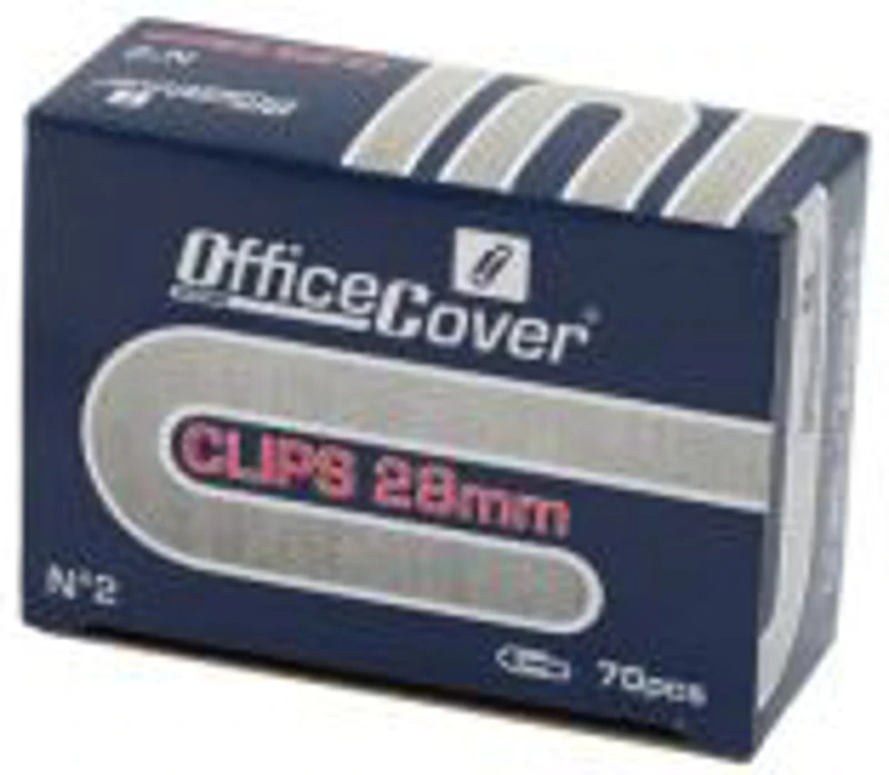 Agrafe birou Office Cover, metalice, 28mm, argintii, cutie 70 buc