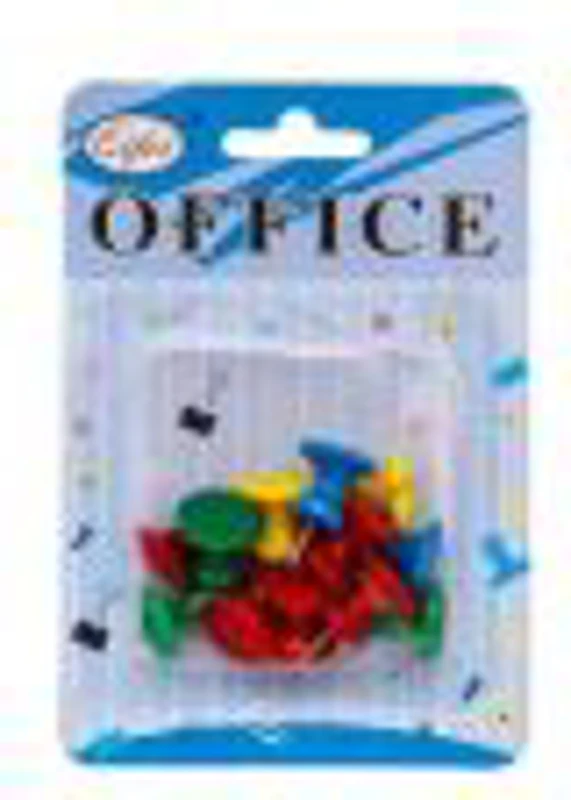 Ace panou pluta Office Cover P-5032, metalice, mari, diverse culori, blister 12 buc
