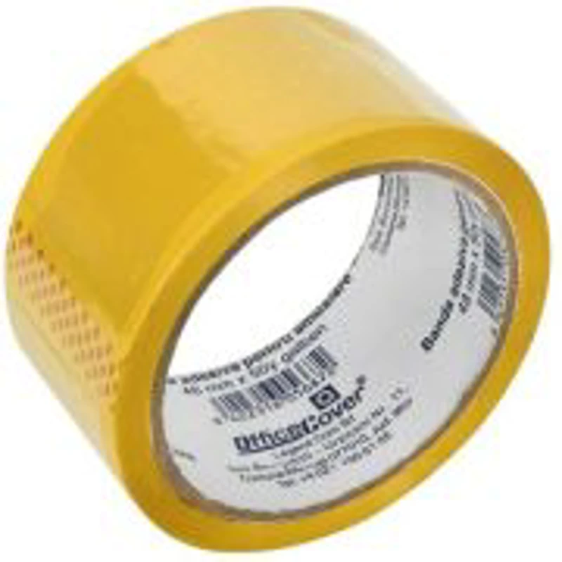 Banda adeziva Office-Cover, pentru ambalare, 48mm x 50yard, galben