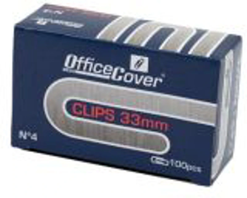 Agrafe birou Office Cover AS-03 RC4, metalice, 33mm, argintii, cutie 100 buc