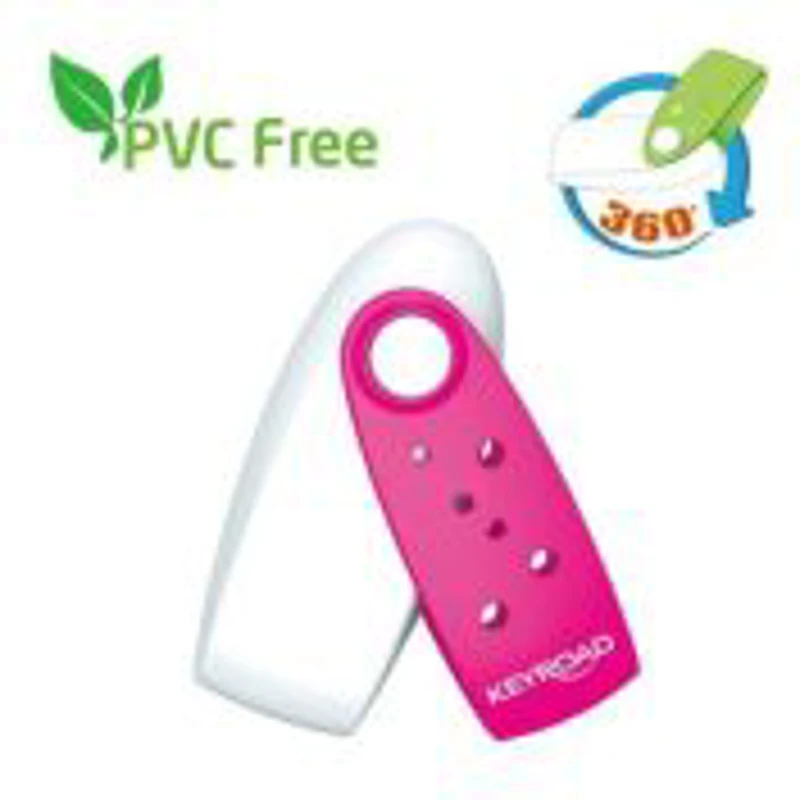 Radiera Keyroad FunPod KR971071, ovala, 56x22x13mm, diverse culori, rotativa, protectie plastic