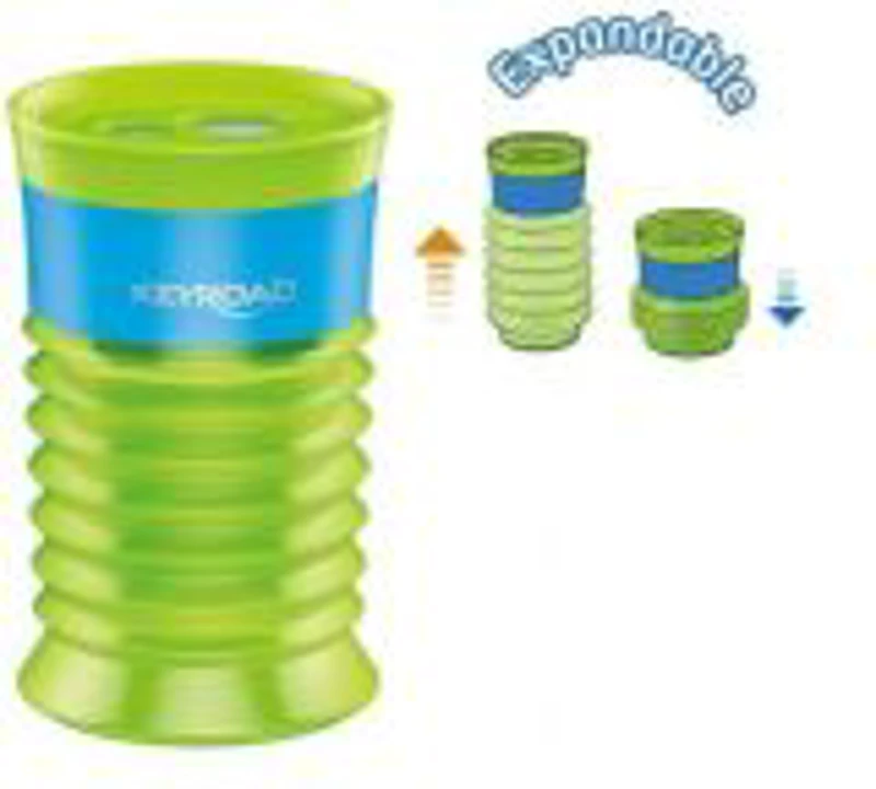 Ascutitoare dubla Keyroad Stretchy KR971263, 2 orificii, plastic, cu rezervor, pe blister, diverse culori