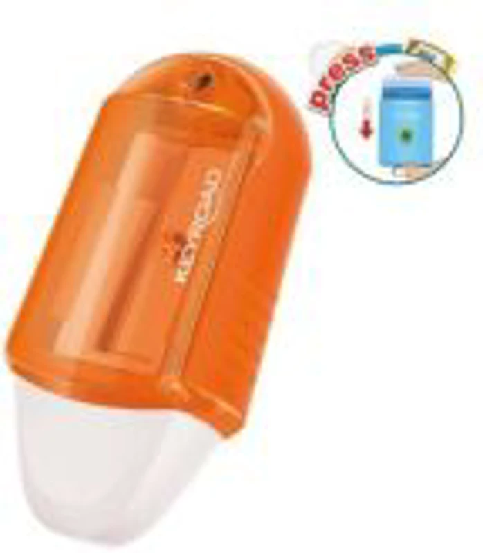 Ascutitoare simpla Keyroad Twist KR971076 KR971837, 1 orificiu, plastic, cu radiera, rotativa