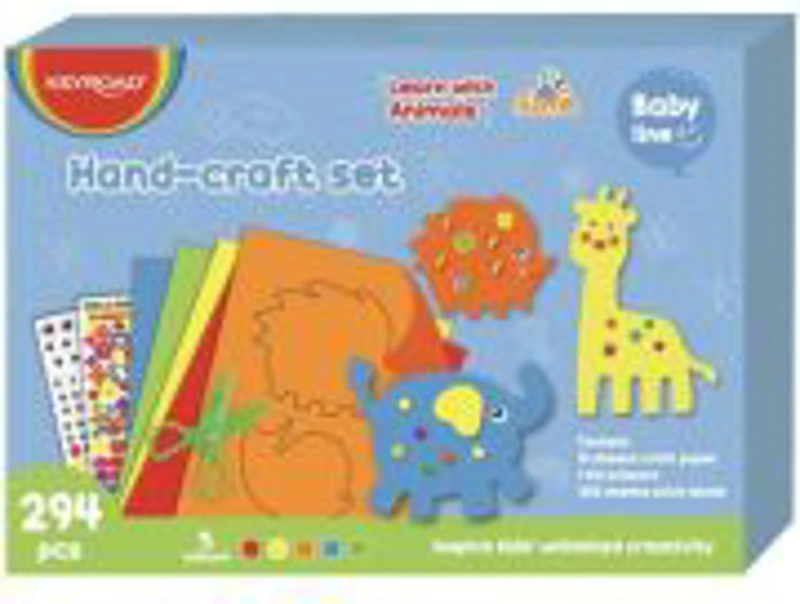 Accesorii creatie - cartoane de decupat, Baby Line, 294 piese, Keyroad, KR972357