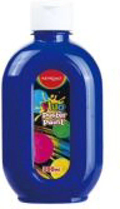 Culori tempera Keyroad, 300ml, albastru fluorescent