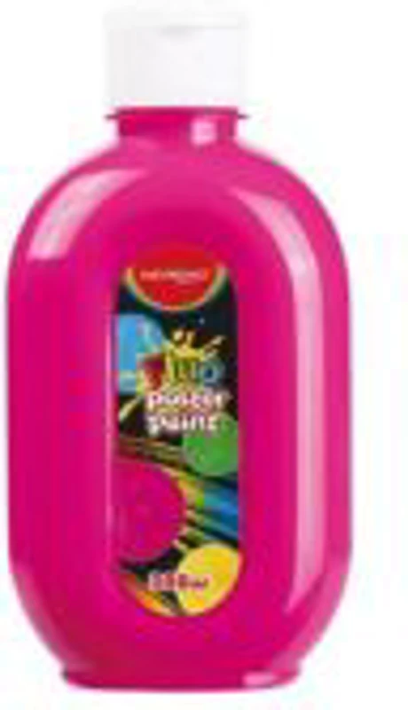 Culori tempera Keyroad, 300ml, roz fluorescent