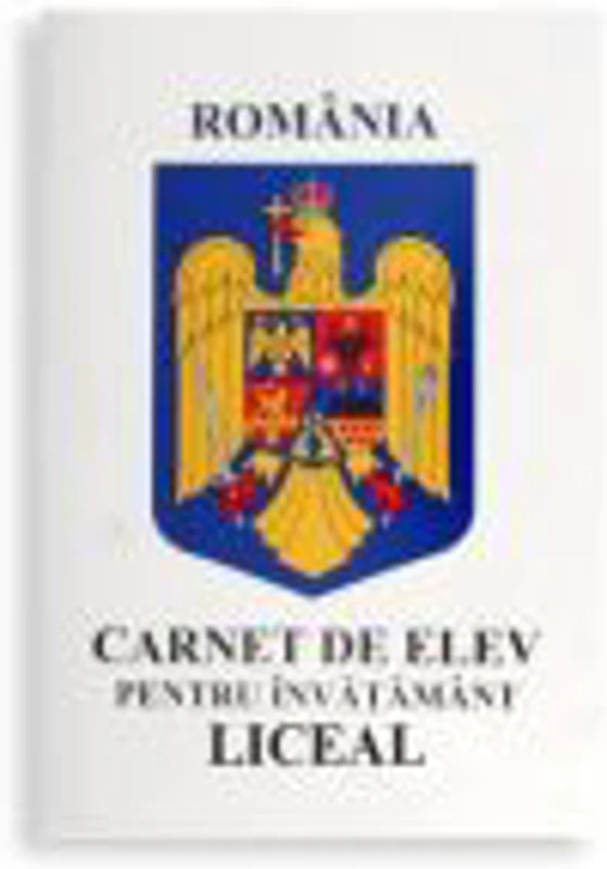 Carnet elev invatamant liceal clasele IX-XII+CNP, NOVA