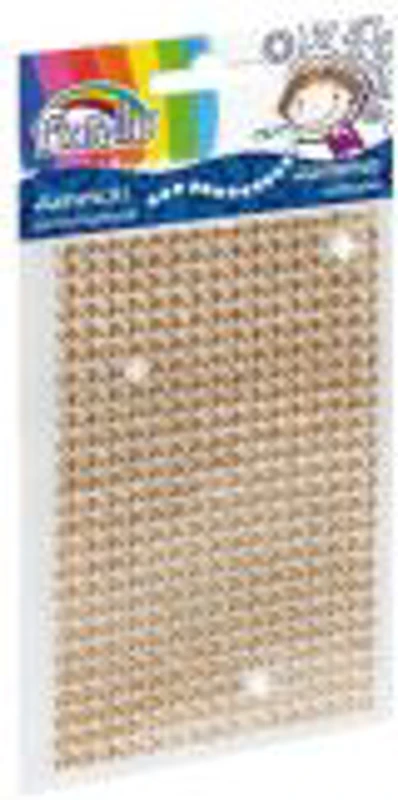 Accesorii creatie - diamante plastic, galben, 4mm, autoadezive, blister 400 buc, Fiorello, GR-DS039-3 / 170-2393