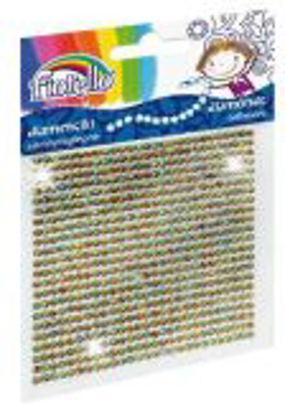 Accesorii creatie - diamante plastic, diverse culori, 2mm, autoadezive, blister 594 buc, Fiorello, GR-DS03 / 170-2399