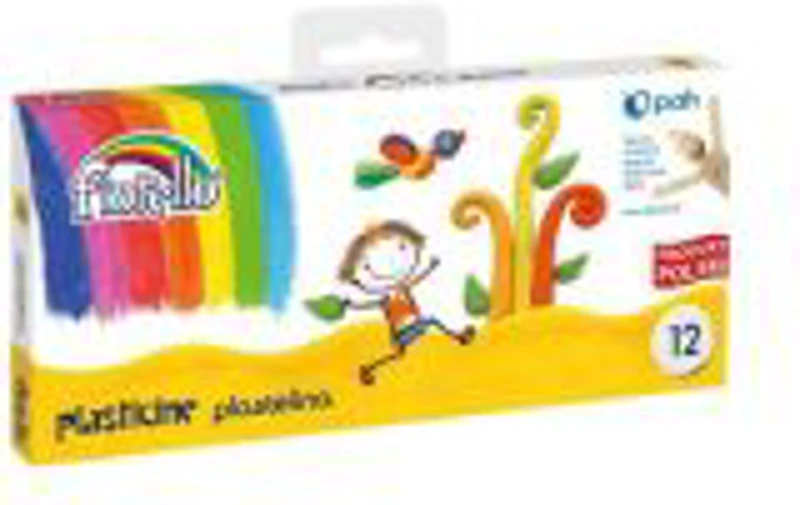 Plastilina Fiorello 170-1432, set 12 culori