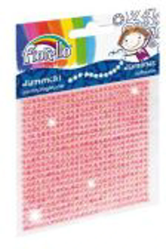 Accesorii creatie - diamante plastic, roz, 2mm, autoadezive, blister 594 buc, Fiorello, GR-DS04 / 170-2400