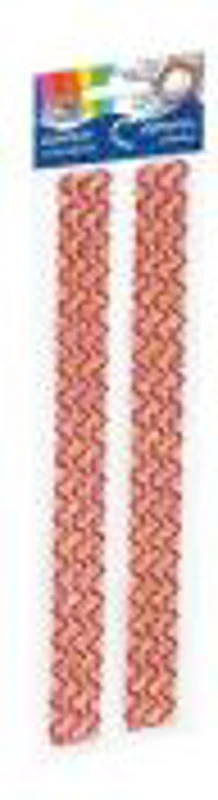 Accesorii creatie - diamante dantela plastic, rosu, 30cm, autoadezive, blister 2 buc, Fiorello, GR-DS081-6 / 170-2466