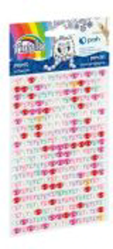 Accesorii creatie - perle plastic, diverse culori, 3mm, pale, set 260 buc, Fiorello, GR-PS162-1 / 170-2583
