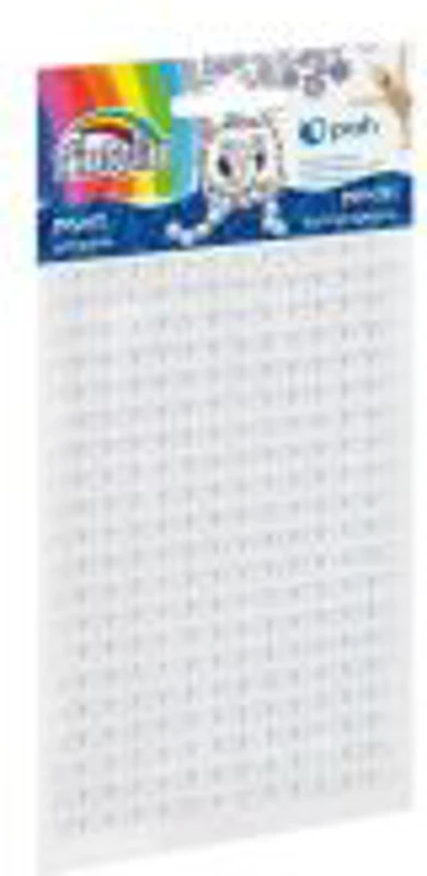 Accesorii creatie - perle plastic, alb, 3mm, set 260 buc, Fiorello, GR-PS162-3 / 170-2575
