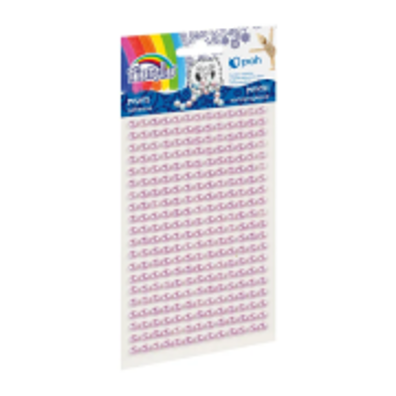 Accesorii creatie - perle plastic, lila, 3mm, set 260 buc, Fiorello, GR-PS162-7 / 170-2578