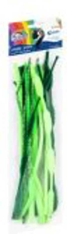 Accesorii creatie - sarma plusata, verde, 30cm, set 20 buc, Fiorello, GR-CH018 / 170-2616