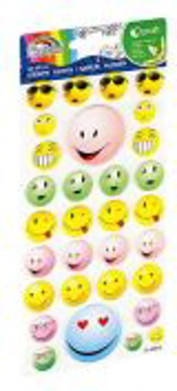 Abtibilduri - emoticoane, gumat, set 31 buc, Fiorello, GR-NP155 / 170-2764