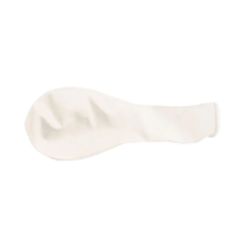 Baloane aniversare Fiorello, 25.4cm, alb metalizat, 170-2739, set 50 buc