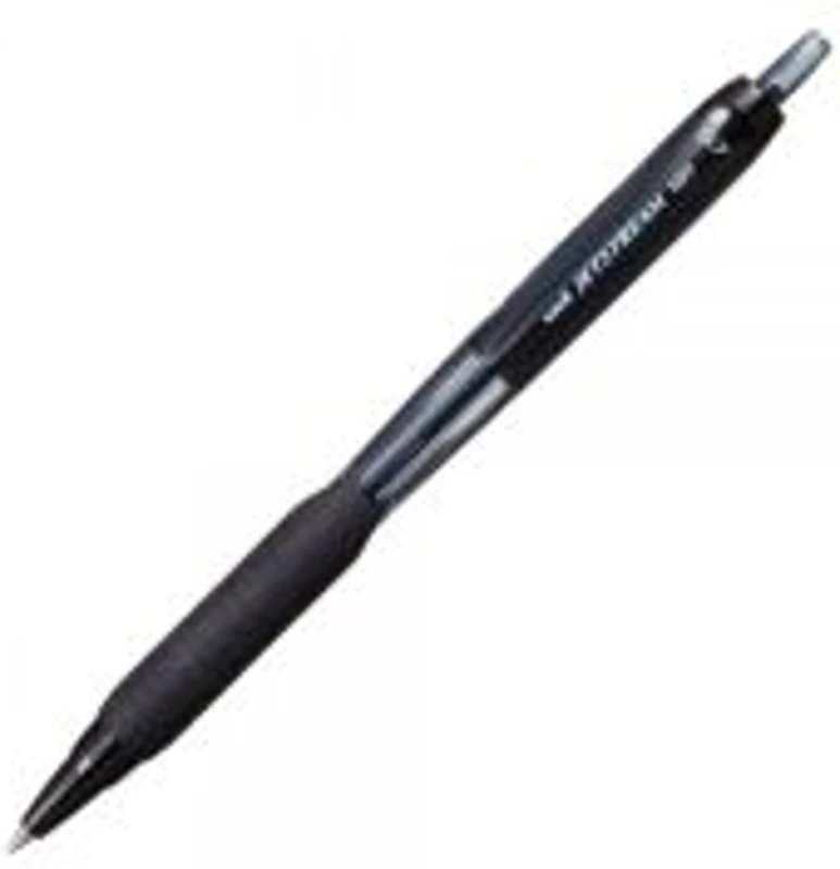 Pix Jetstream Uni-ball SXN-101, 0. 7mm, cu mecanism, corp in culoarea scrisului, grip cauciucat negru