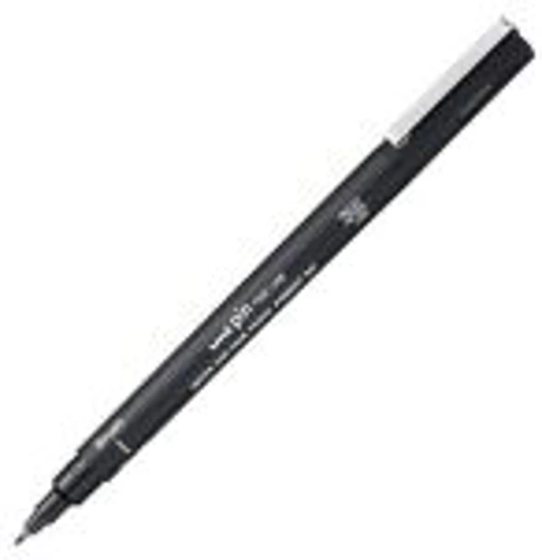 Liner UNI PINBR / PINCS, pe baza de apa, varf pensula, negru