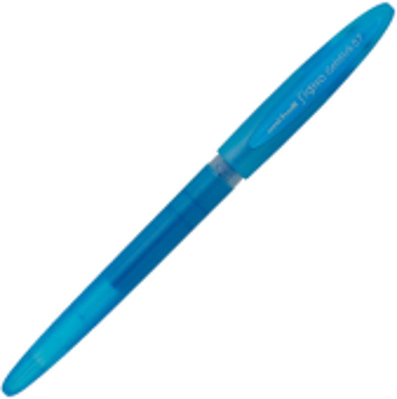 Pix cu gel Uni-ball Signo GelStick UM-170, 0. 7mm, cu capac, corp in culoarea scrisului, bleu
