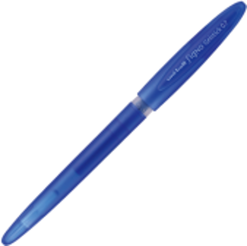 Pix cu gel Uni-ball Signo GelStick UM-170, 0. 7mm, cu capac, corp in culoarea scrisului, albastru